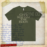 Give Racism the Boot 1993 Vintage Men's T-Shirt