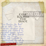 Give Racism the Boot 1993 Vintage Men's T-Shirt