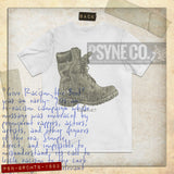 Give Racism the Boot 1993 F/B Vintage Men's T-Shirt