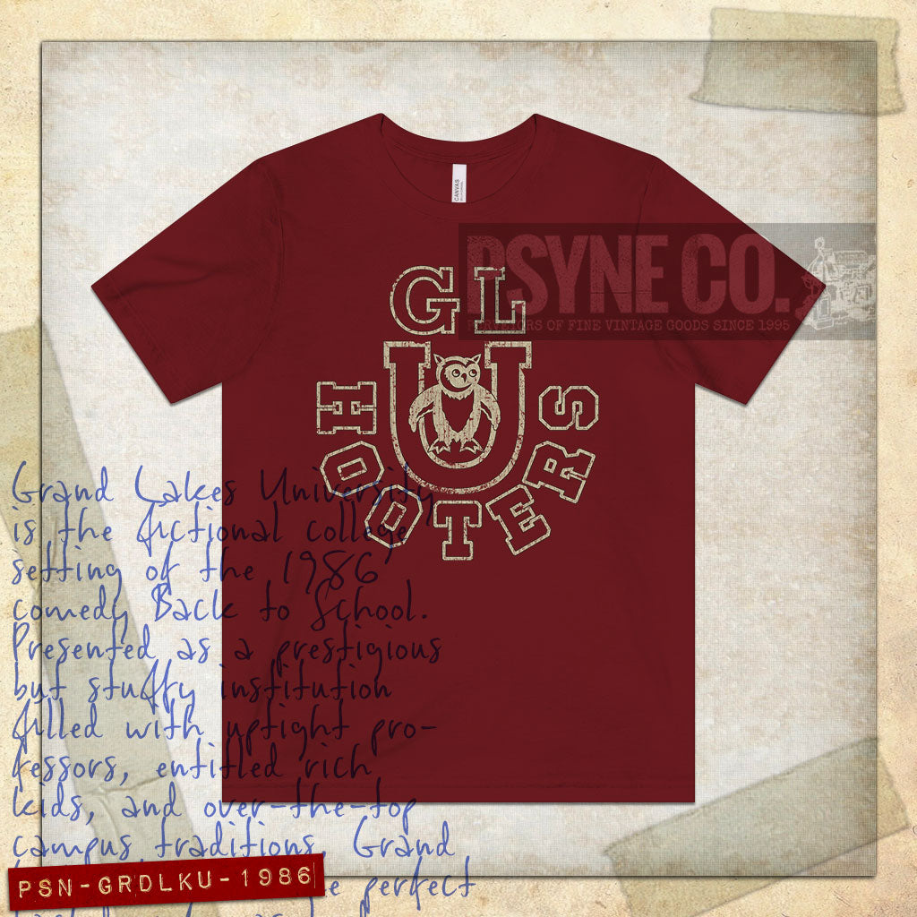 Grand Lakes University 1986 Vintage Men's T-Shirt