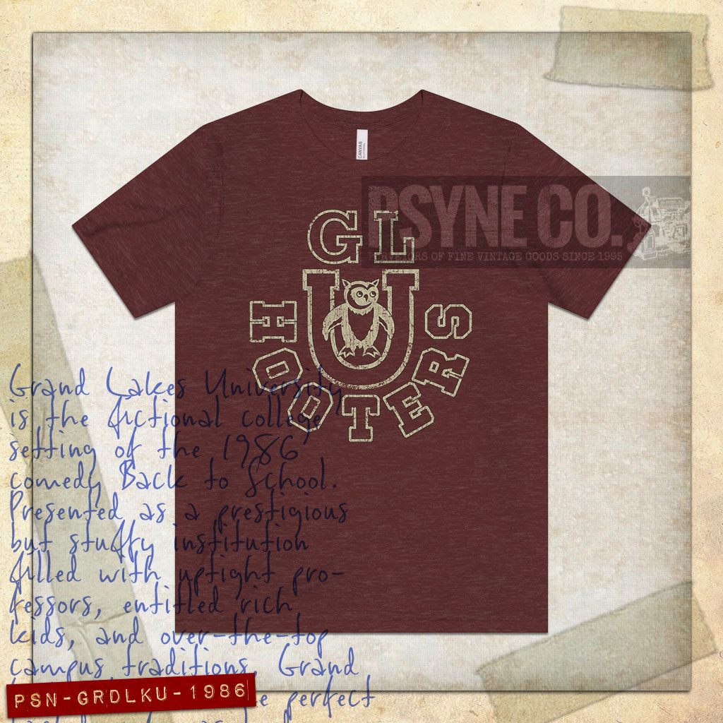 Grand Lakes University 1986 Vintage Men's T-Shirt