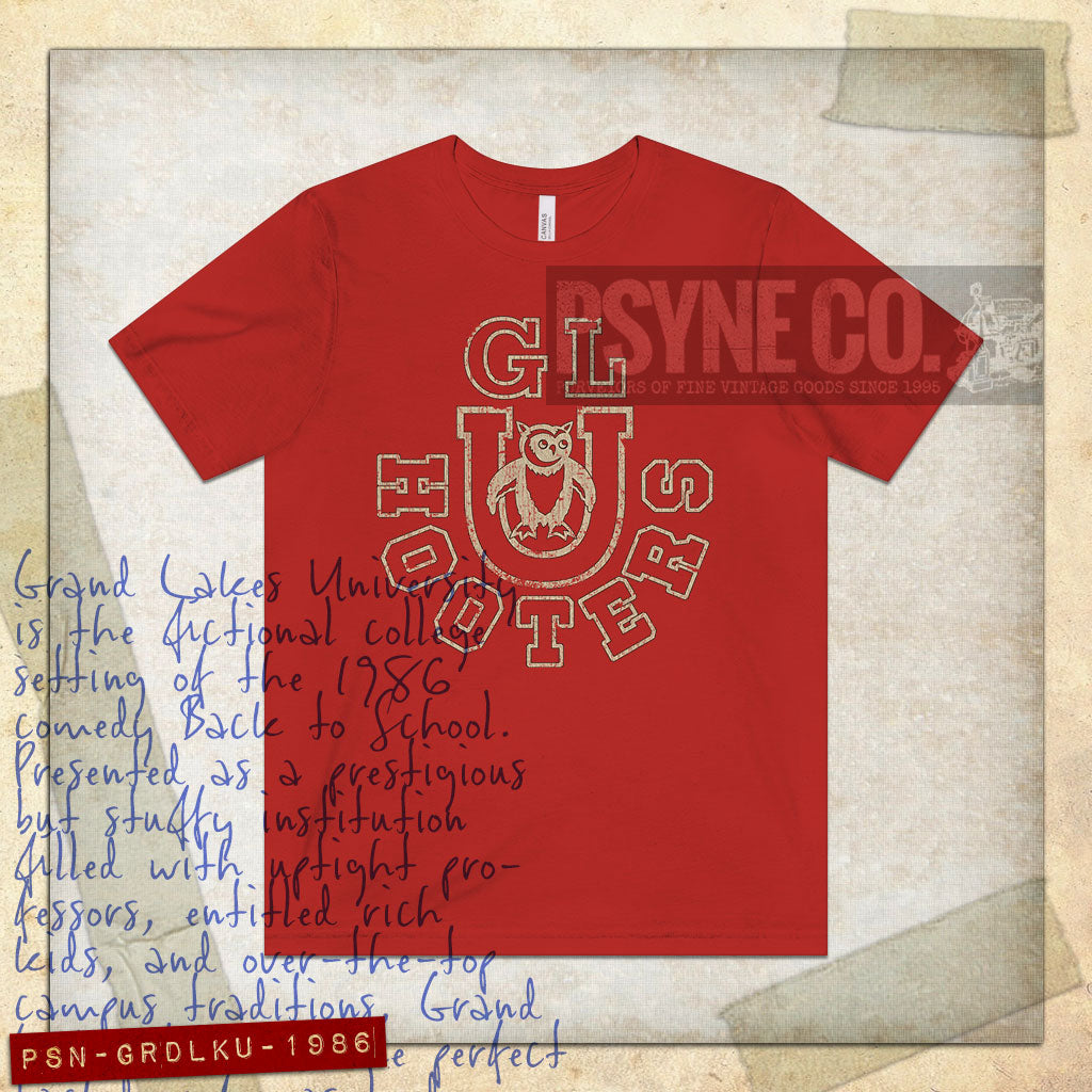 Grand Lakes University 1986 Vintage Men's T-Shirt