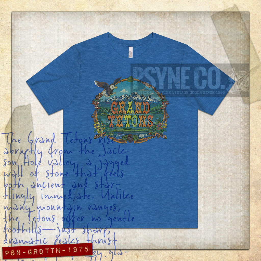 Grand Tetons 1975 Vintage Men's T-Shirt