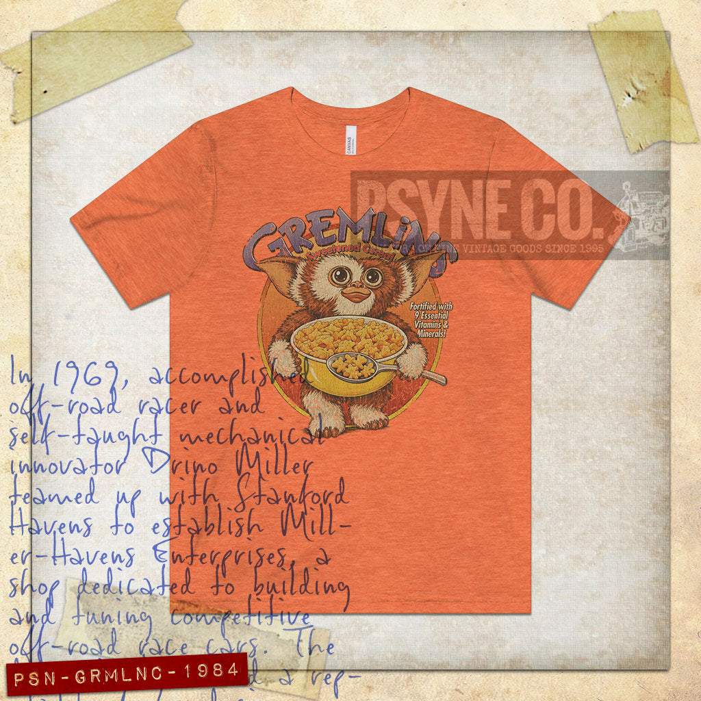 Gremlins Cereal 1984 Vintage Men's T-Shirt