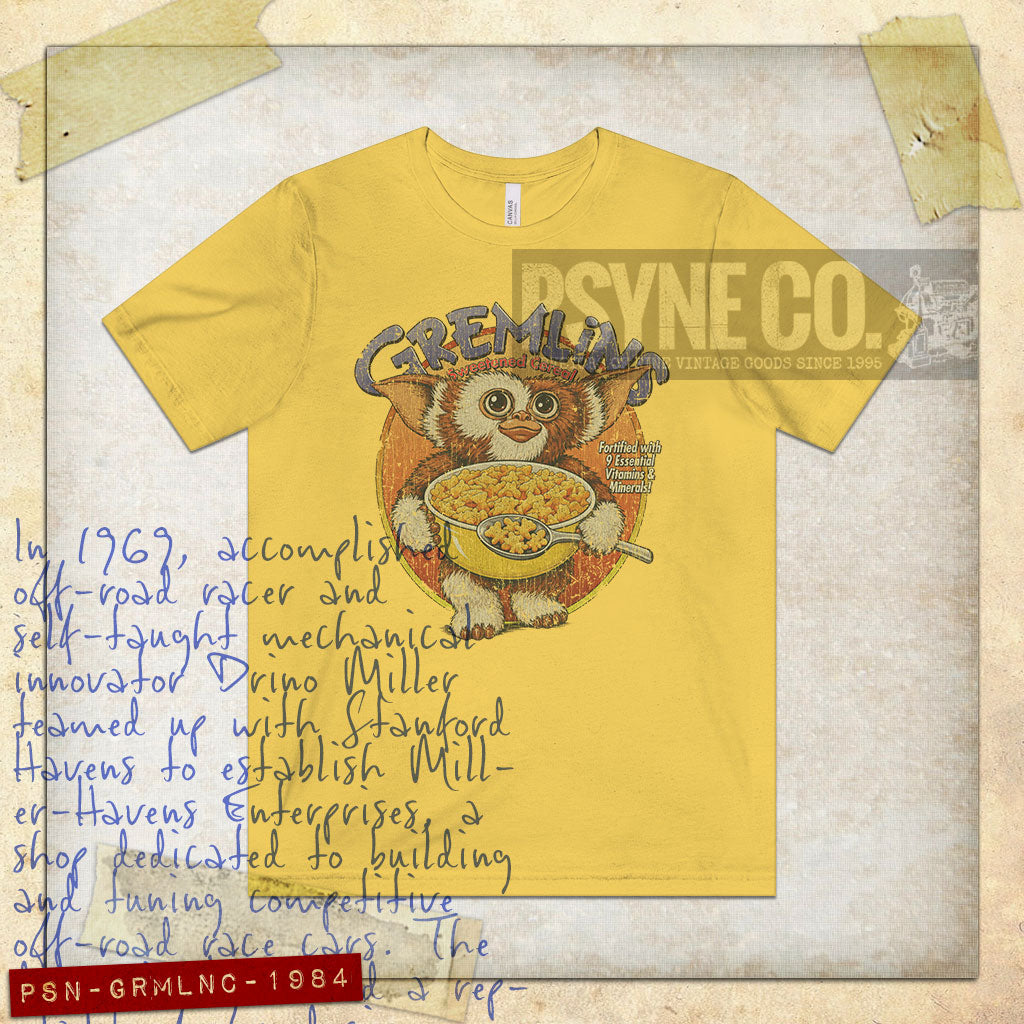 Gremlins Cereal 1984 Vintage Men's T-Shirt