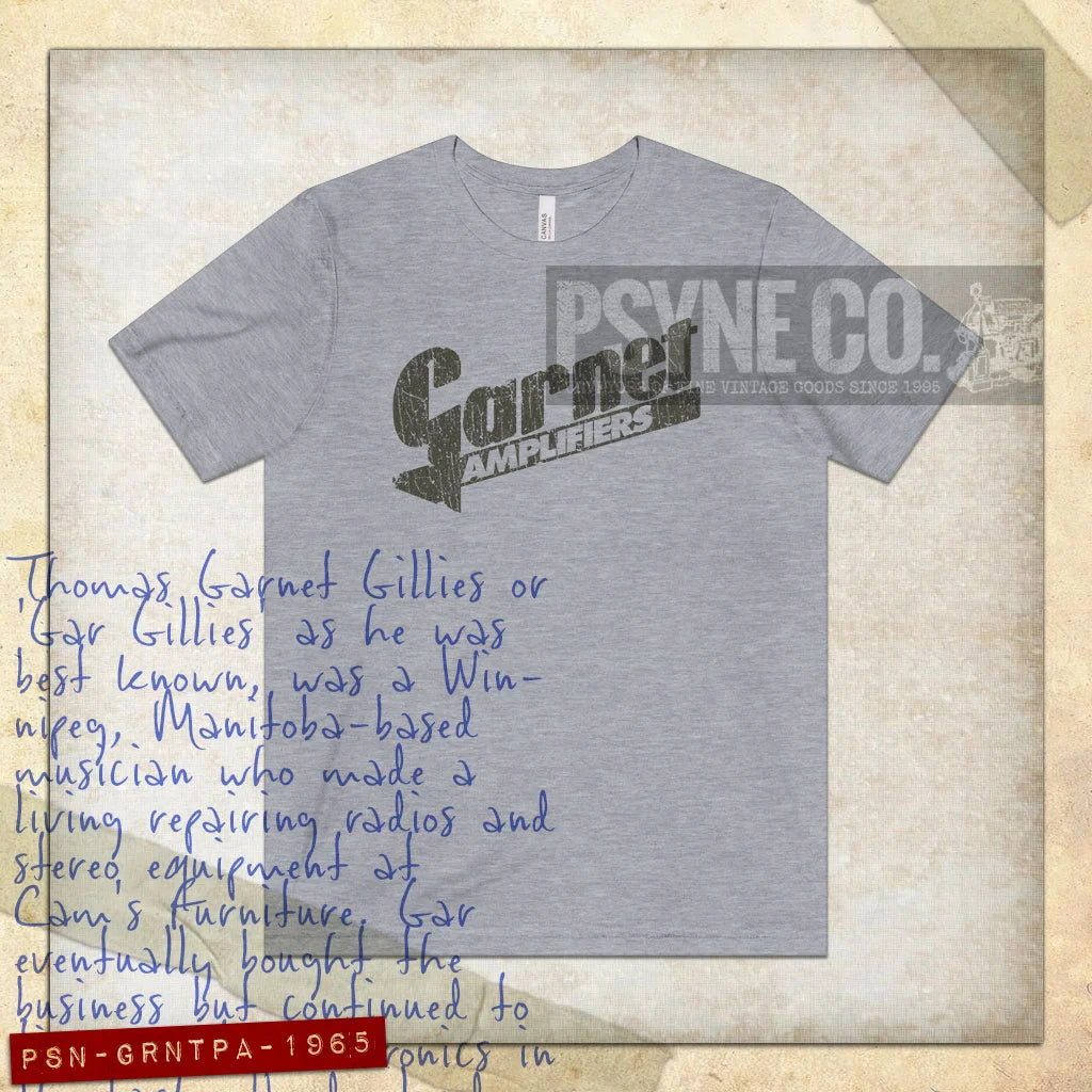Garnet Amplifiers 1965 Vintage Men's T-Shirt