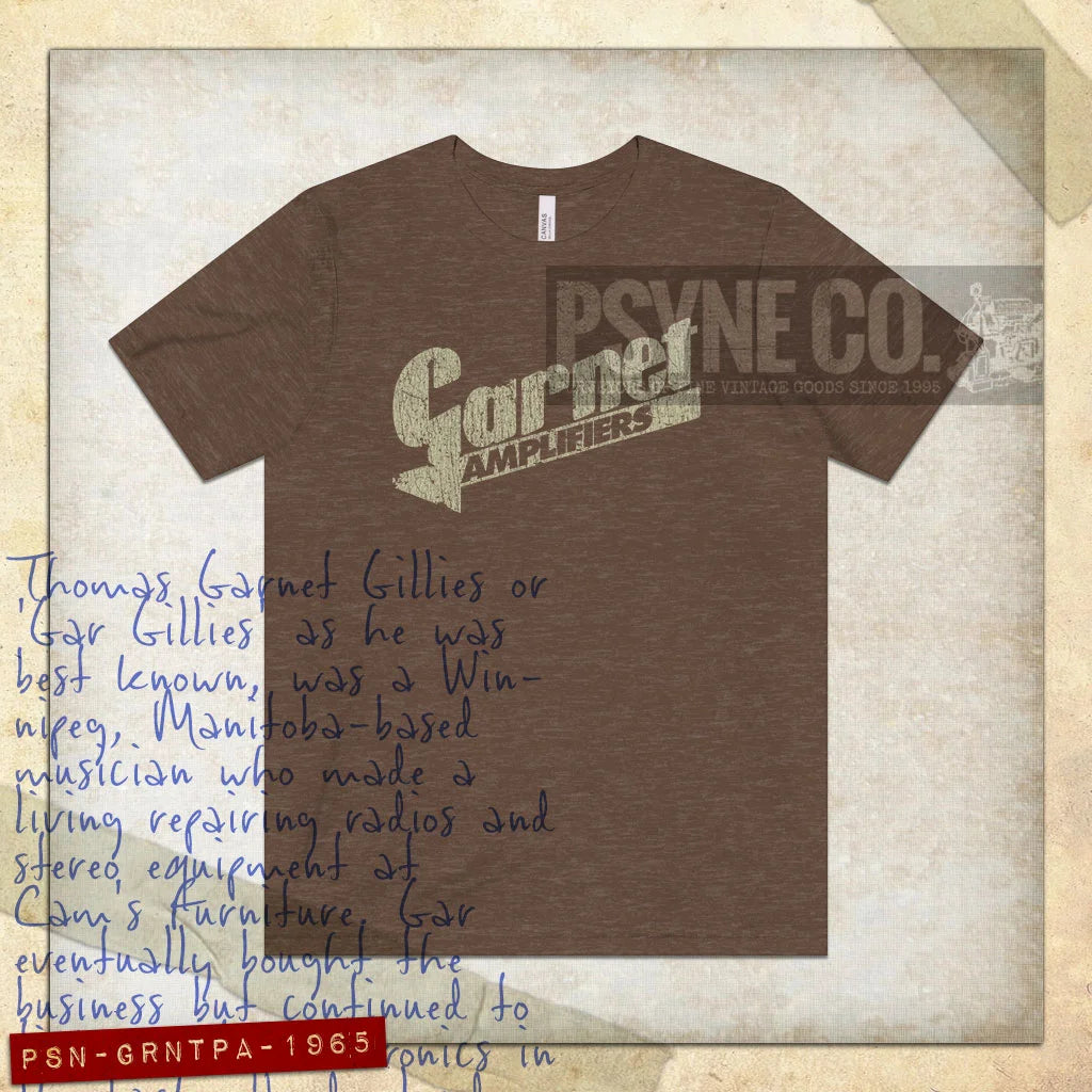Garnet Amplifiers 1965 Vintage Men's T-Shirt