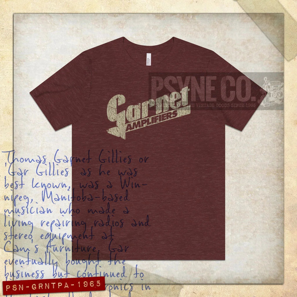 Garnet Amplifiers 1965 Vintage Men's T-Shirt