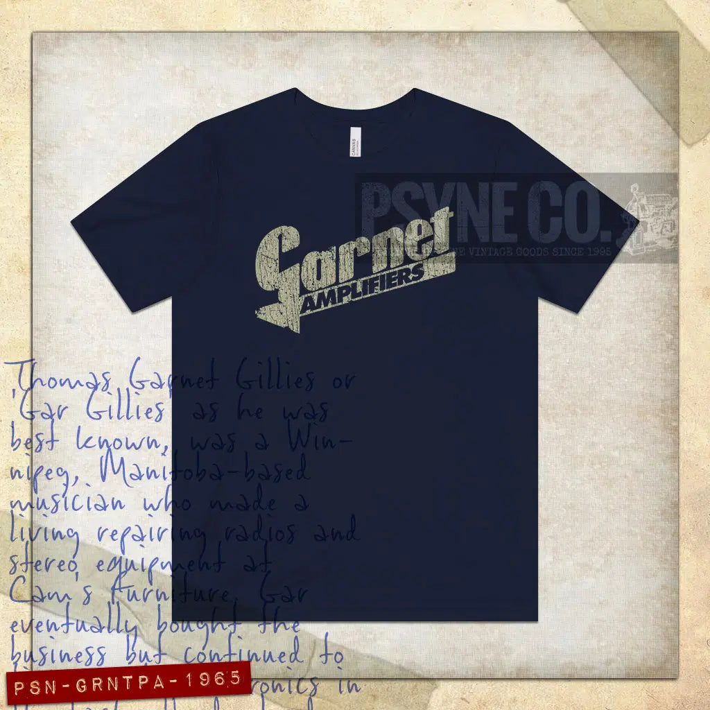 Garnet Amplifiers 1965 Vintage Men's T-Shirt