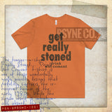 Get Really Stoned... Drink Wet Cement 1981 Vintage Men’s T-Shirt