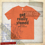 Get Really Stoned... Drink Wet Cement 1981 Vintage Men’s T-Shirt