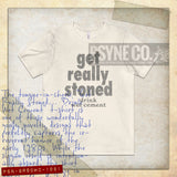 Get Really Stoned... Drink Wet Cement 1981 Vintage Men’s T-Shirt
