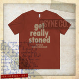 Get Really Stoned... Drink Wet Cement 1981 Vintage Men’s T-Shirt