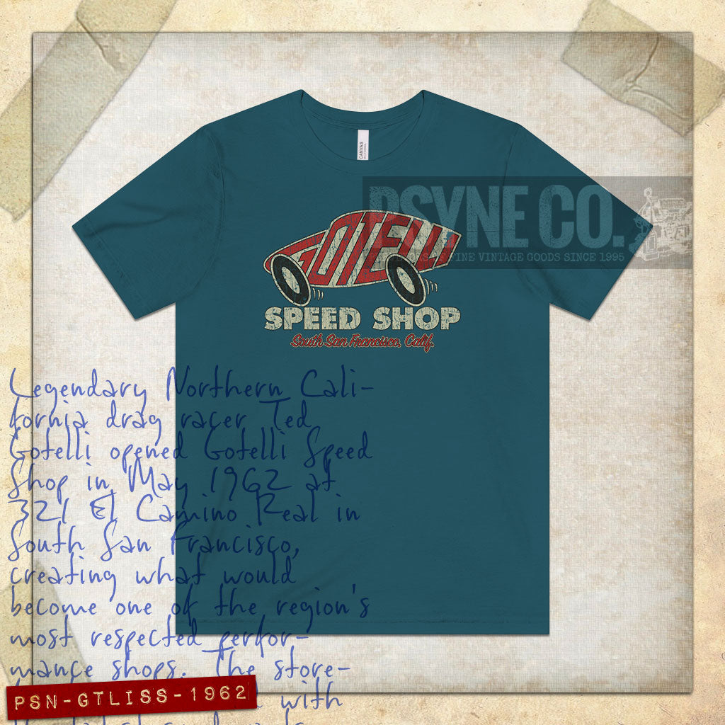 Gotelli Speed Shop 1962 Vintage Men's T-Shirt