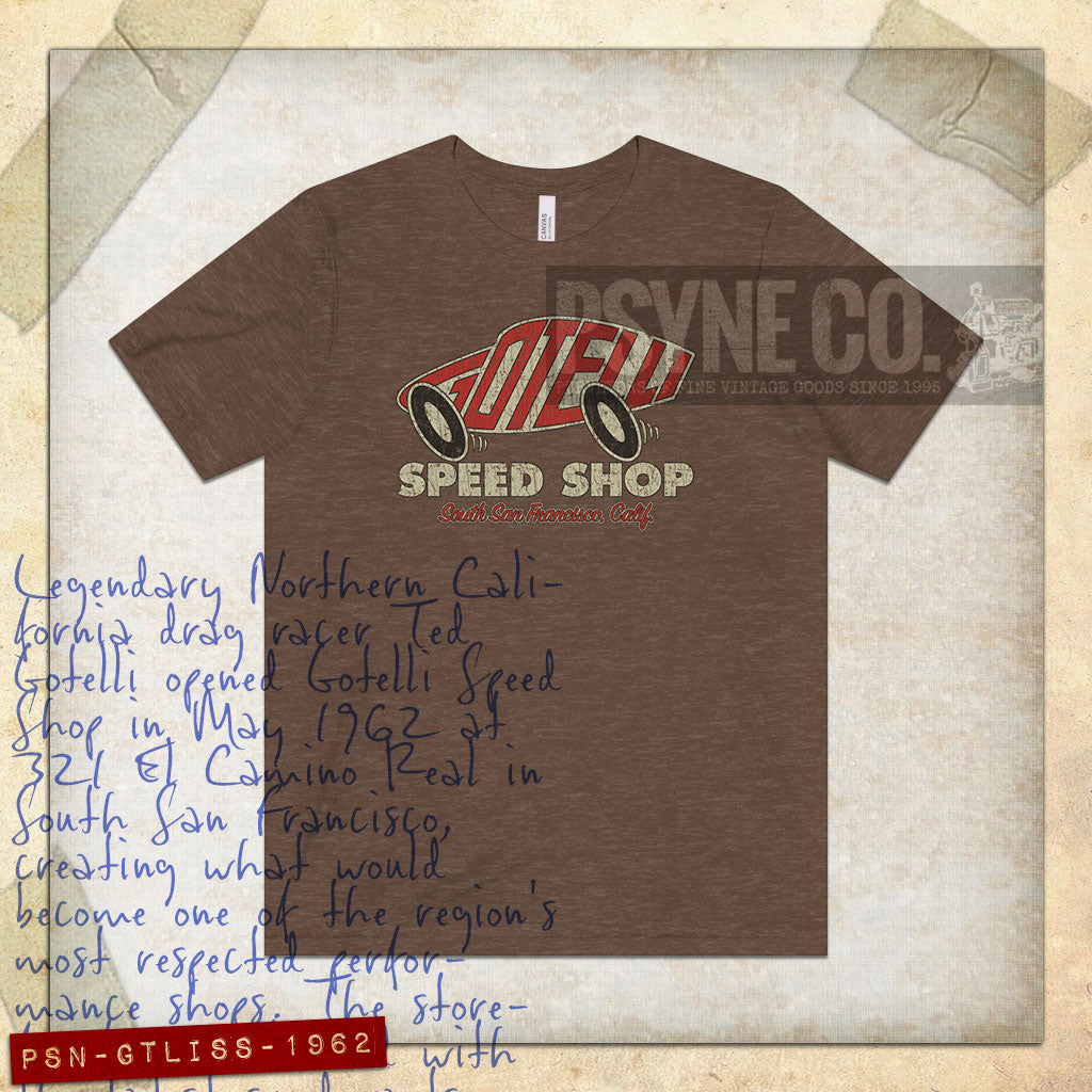 Gotelli Speed Shop 1962 Vintage Men's T-Shirt