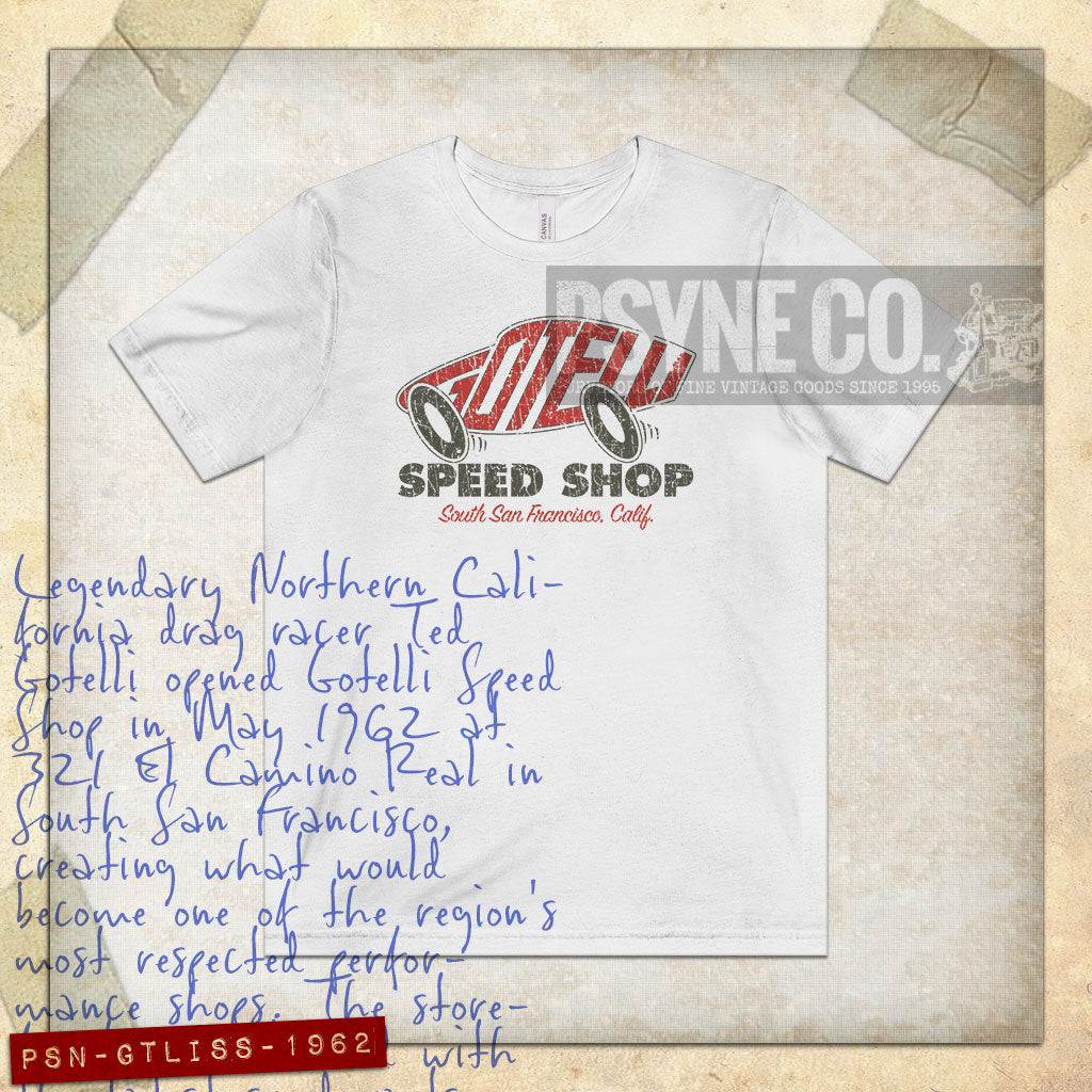 Gotelli Speed Shop 1962 Vintage Men's T-Shirt