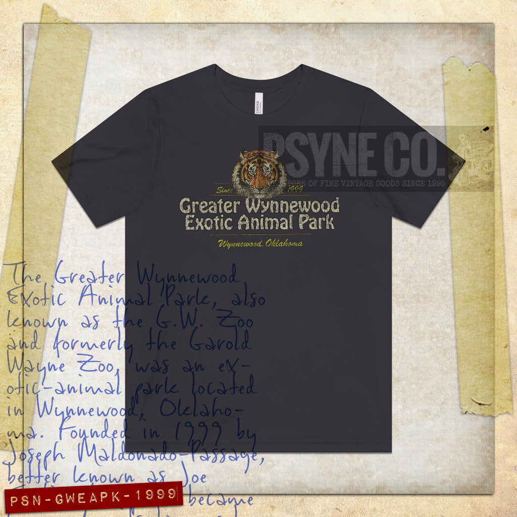 Greater Wynnewood Exotic Animal Park 1999 Vintage Men's T-Shirt