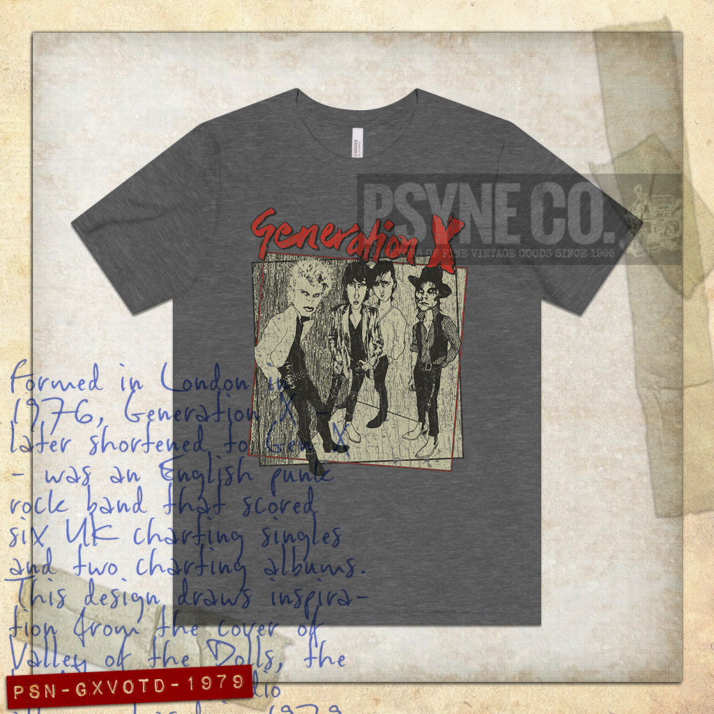 Generation X Valley of the Dolls 1979 Vintage Men's T-Shirt