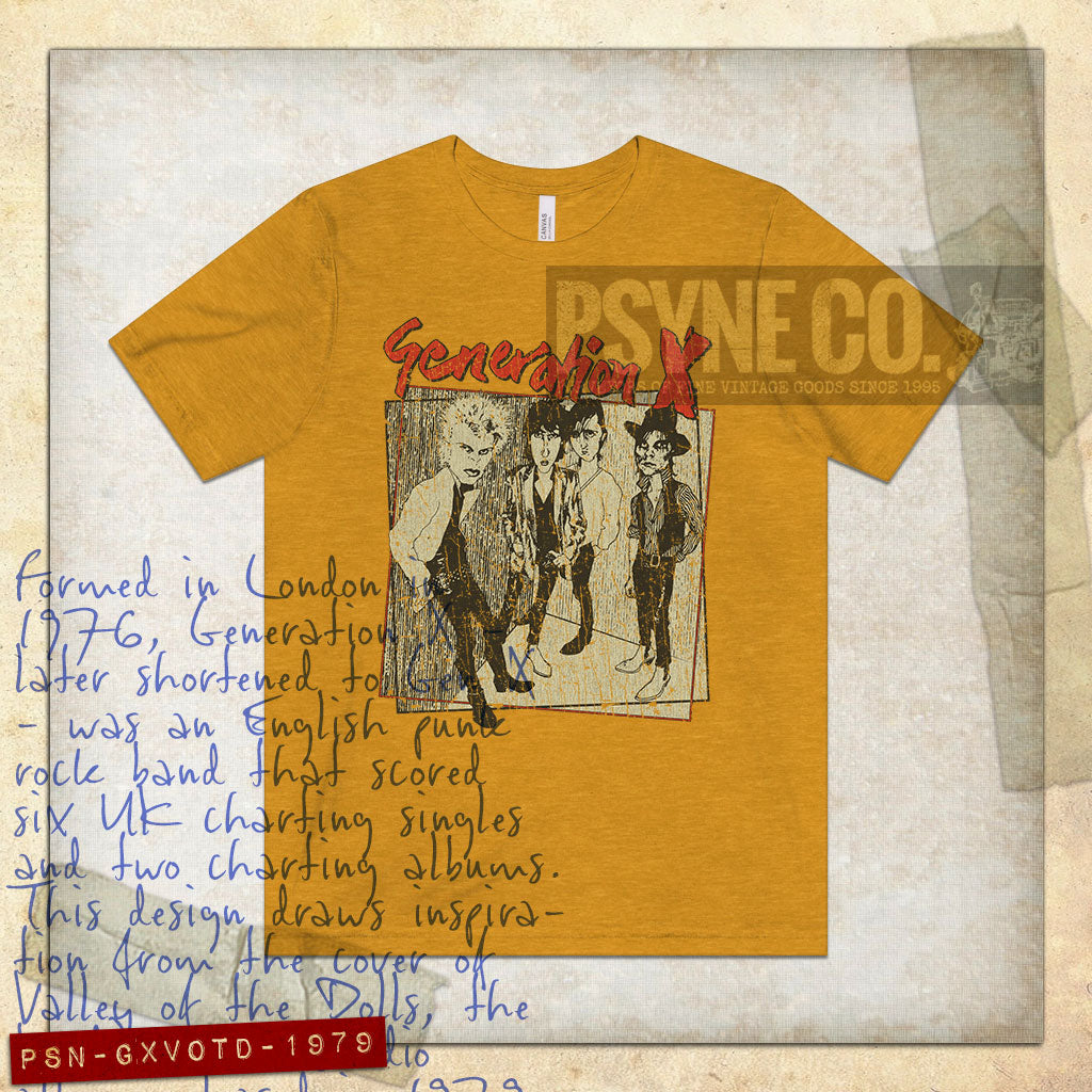 Generation X Valley of the Dolls 1979 Vintage Men's T-Shirt