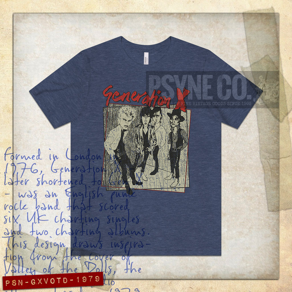 Generation X Valley of the Dolls 1979 Vintage Men's T-Shirt