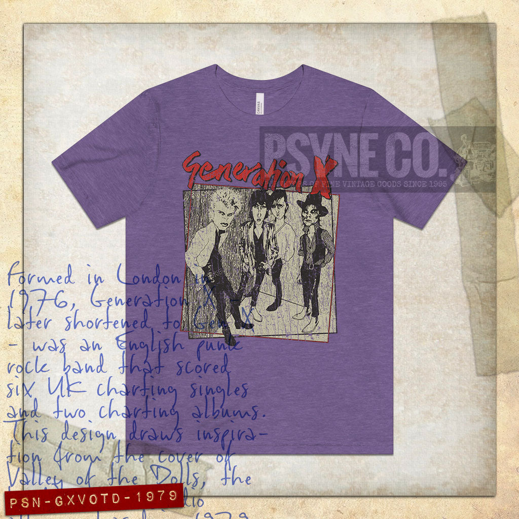 Generation X Valley of the Dolls 1979 Vintage Men's T-Shirt