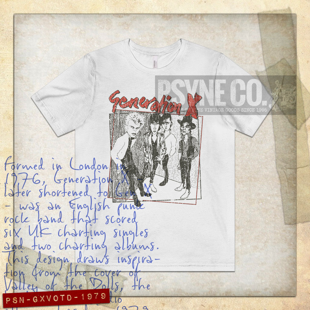 Generation X Valley of the Dolls 1979 Vintage Men's T-Shirt