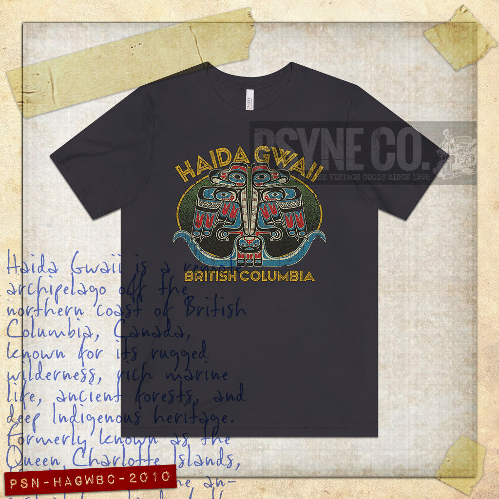 Haida Gwaii British Columbia 2009 Vintage Men's T-Shirt