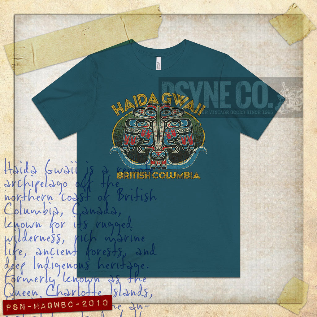 Haida Gwaii British Columbia 2009 Vintage Men's T-Shirt