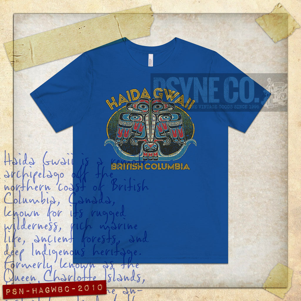 Haida Gwaii British Columbia 2009 Vintage Men's T-Shirt