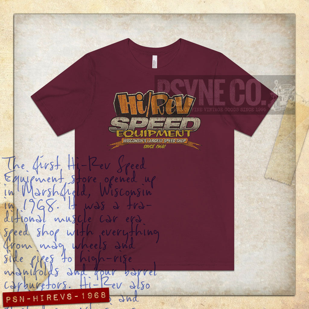 Hi-Rev Speed Equipment 1968 Vintage Men's T-Shirt