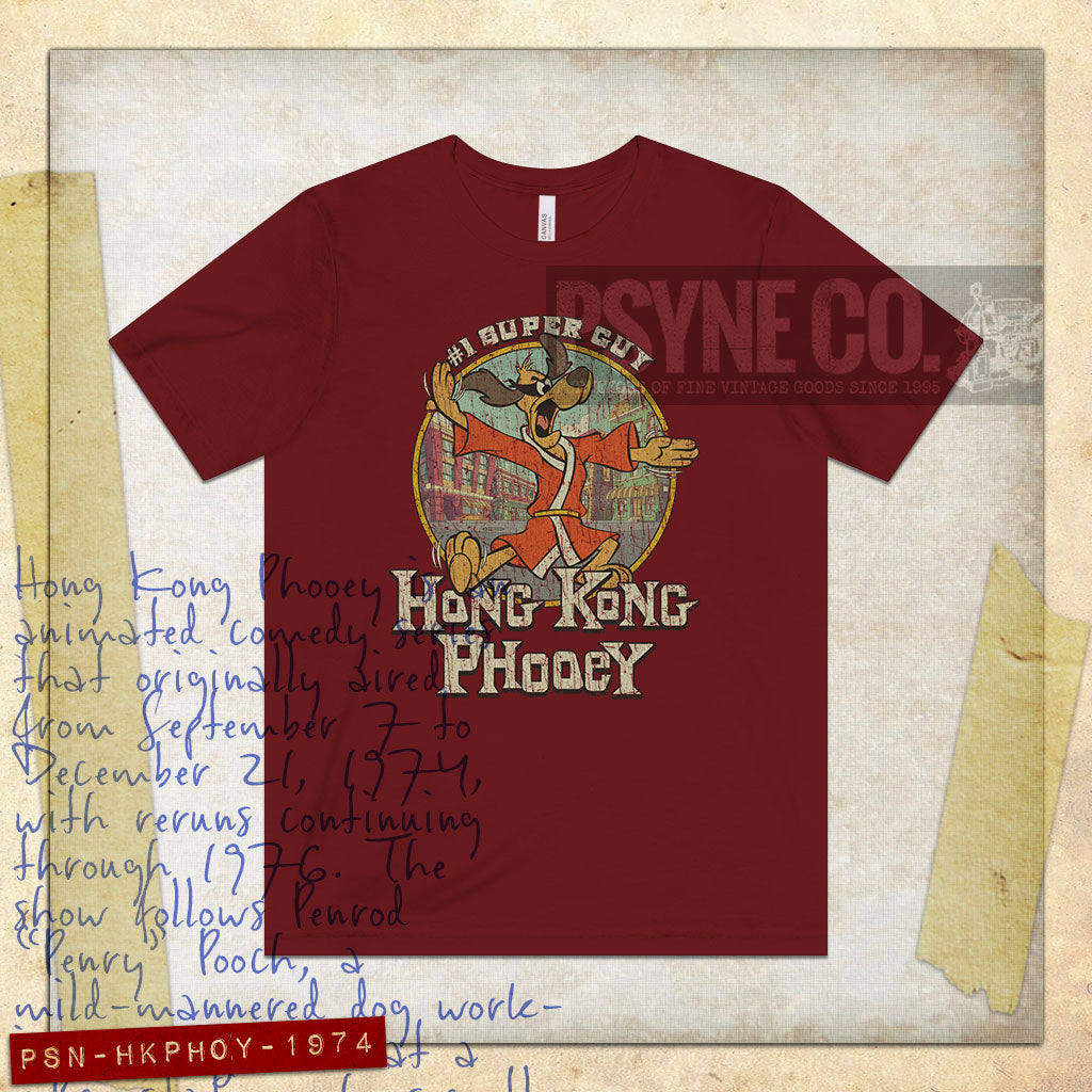 Hong Kong Phooey 1974 Vintage Men's T-Shirt