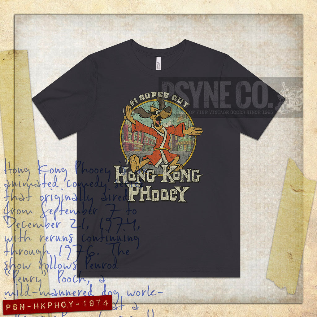 Hong Kong Phooey 1974 Vintage Men's T-Shirt