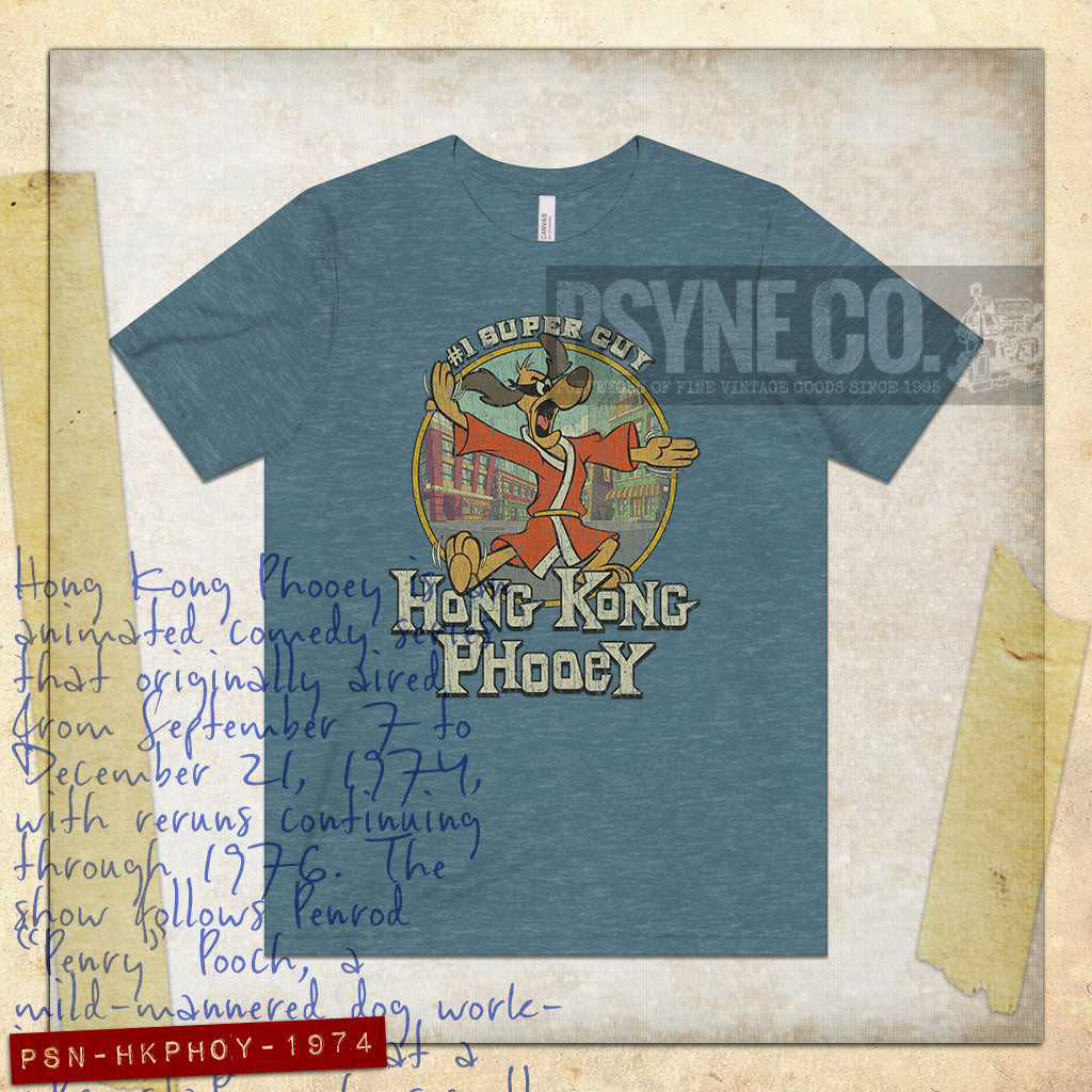 Hong Kong Phooey 1974 Vintage Men's T-Shirt
