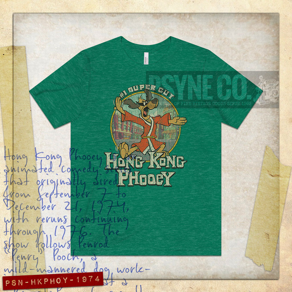 Hong Kong Phooey 1974 Vintage Men's T-Shirt