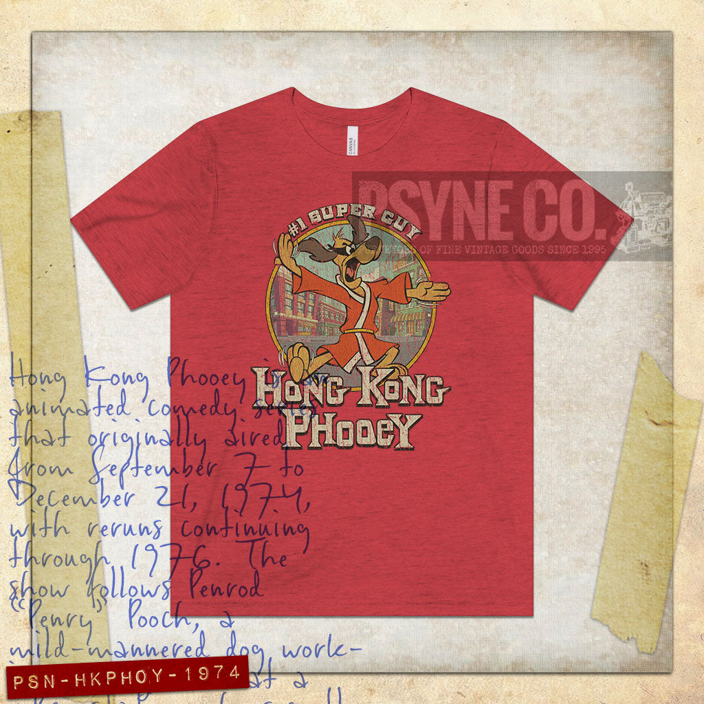 Hong Kong Phooey 1974 Vintage Men's T-Shirt