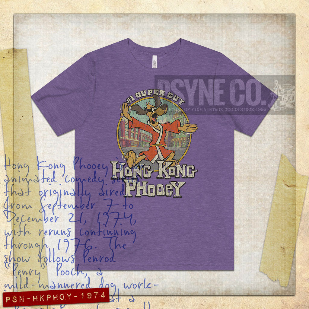 Hong Kong Phooey 1974 Vintage Men's T-Shirt