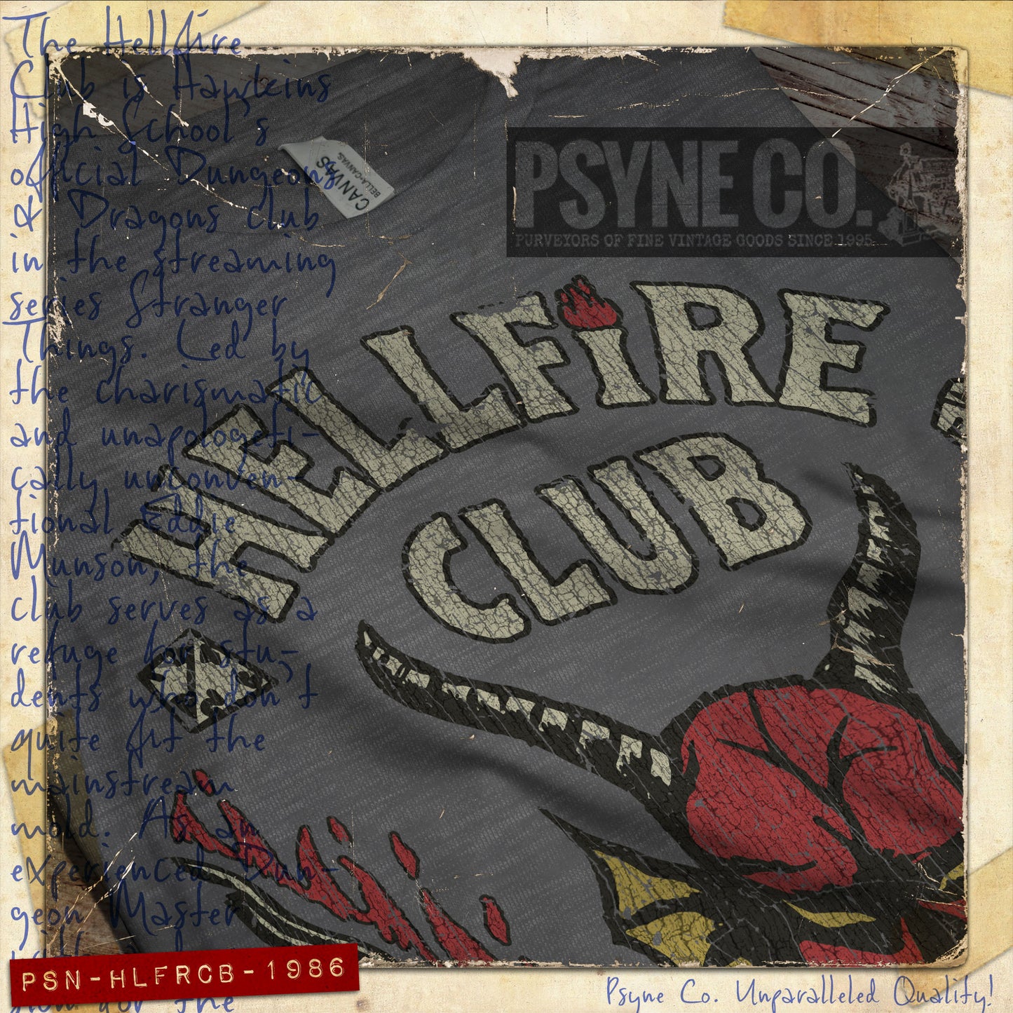 The Hellfire Club 1986 Vintage Men’s T-Shirt