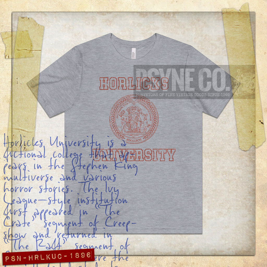Horlicks University CSE (Creepshow Edition) 1896 Vintage Men's T-Shirt