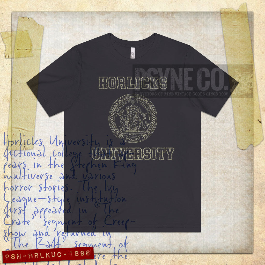Horlicks University CSE (Creepshow Edition) 1896 Vintage Men's T-Shirt
