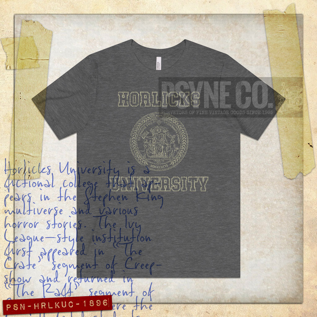 Horlicks University CSE (Creepshow Edition) 1896 Vintage Men's T-Shirt