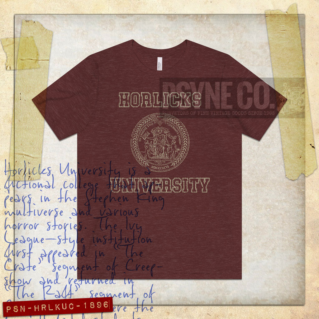 Horlicks University CSE (Creepshow Edition) 1896 Vintage Men's T-Shirt