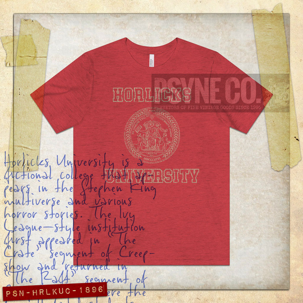 Horlicks University CSE (Creepshow Edition) 1896 Vintage Men's T-Shirt