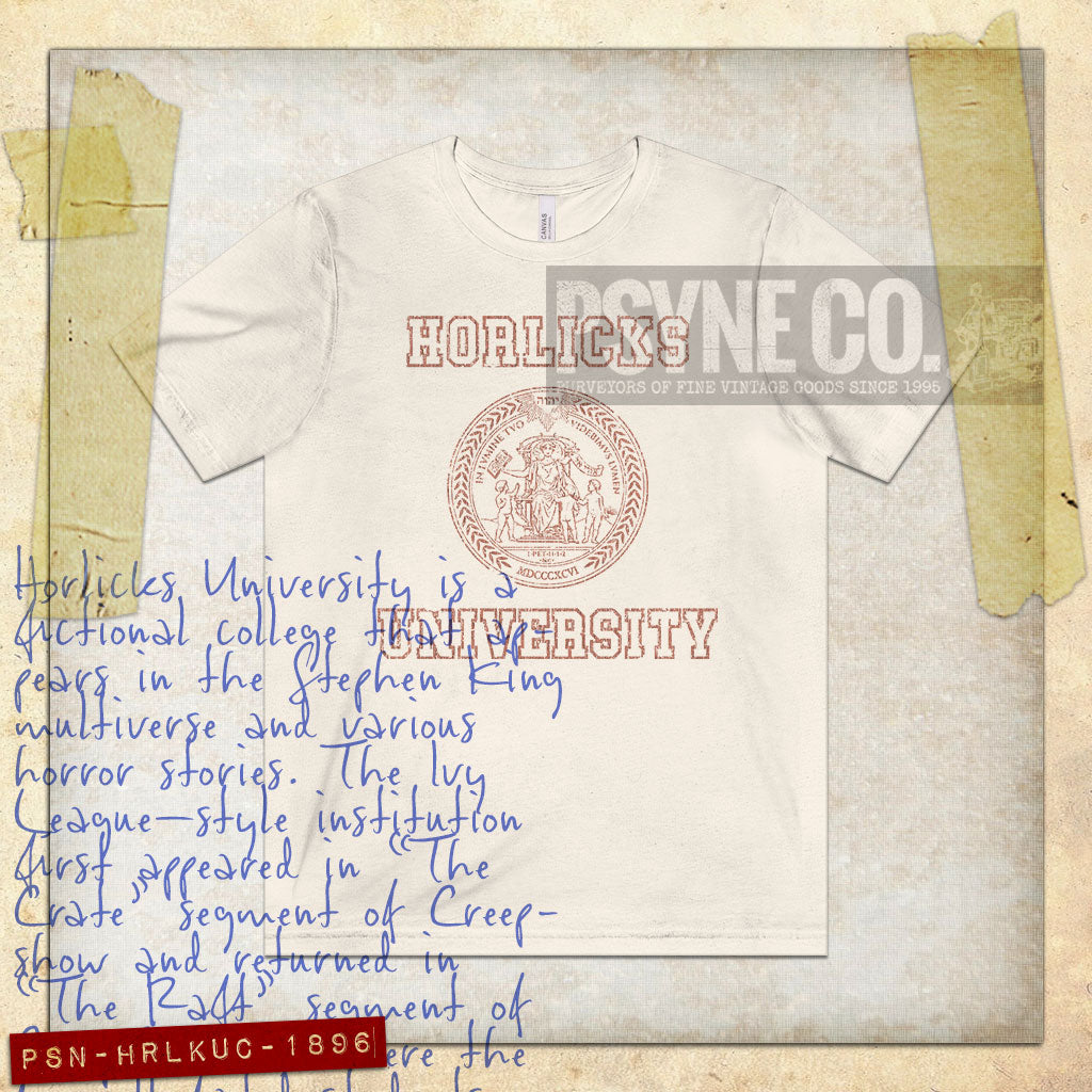 Horlicks University CSE (Creepshow Edition) 1896 Vintage Men's T-Shirt