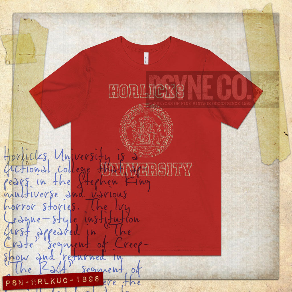 Horlicks University CSE (Creepshow Edition) 1896 Vintage Men's T-Shirt