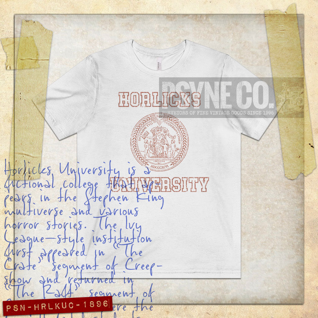 Horlicks University CSE (Creepshow Edition) 1896 Vintage Men's T-Shirt