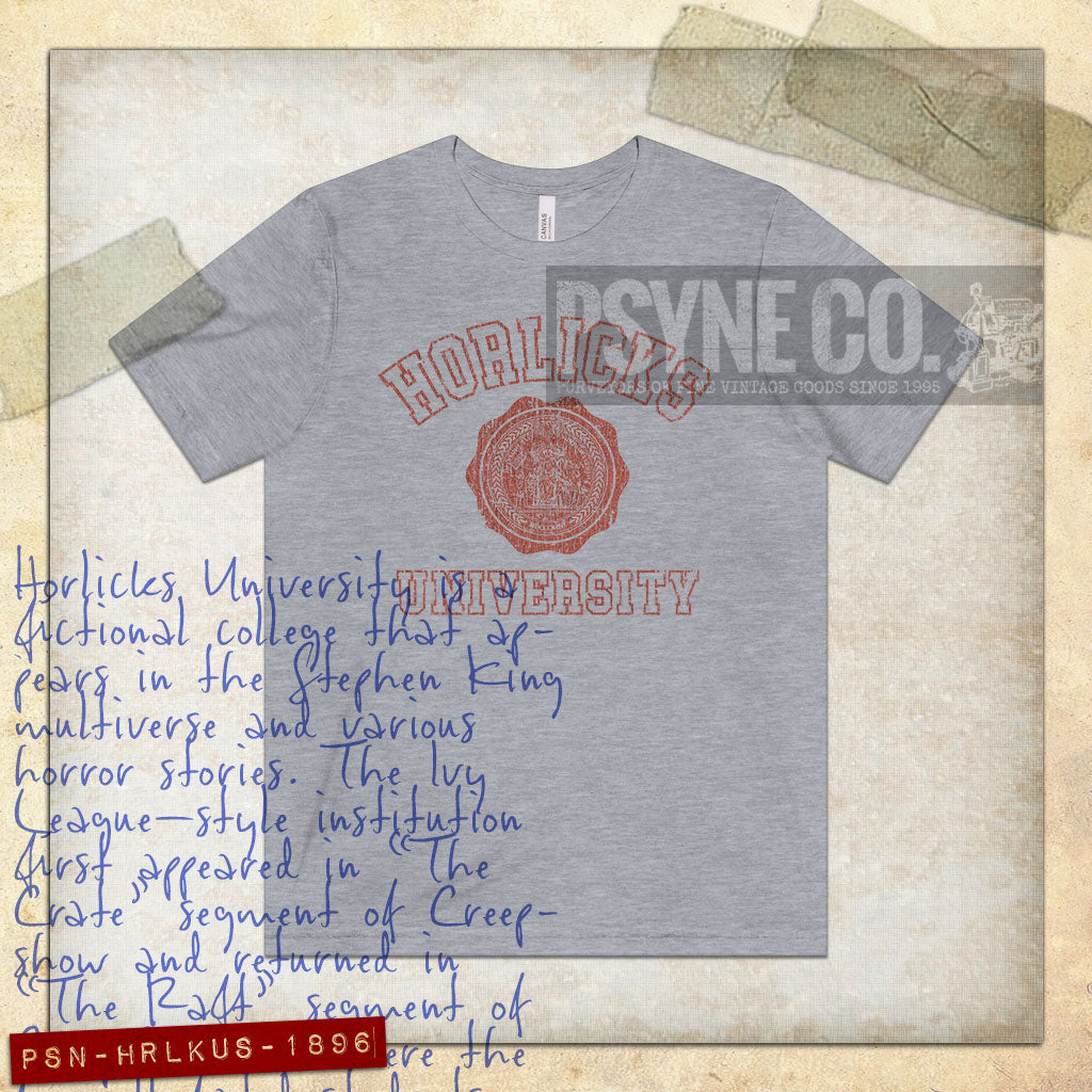 Horlicks University Seal 1896 Vintage Men's T-Shirt