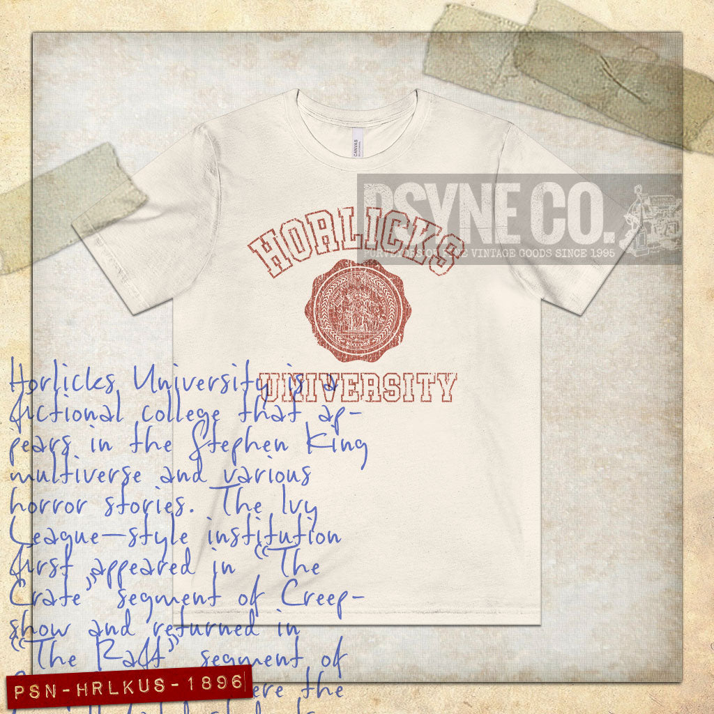 Horlicks University Seal 1896 Vintage Men's T-Shirt