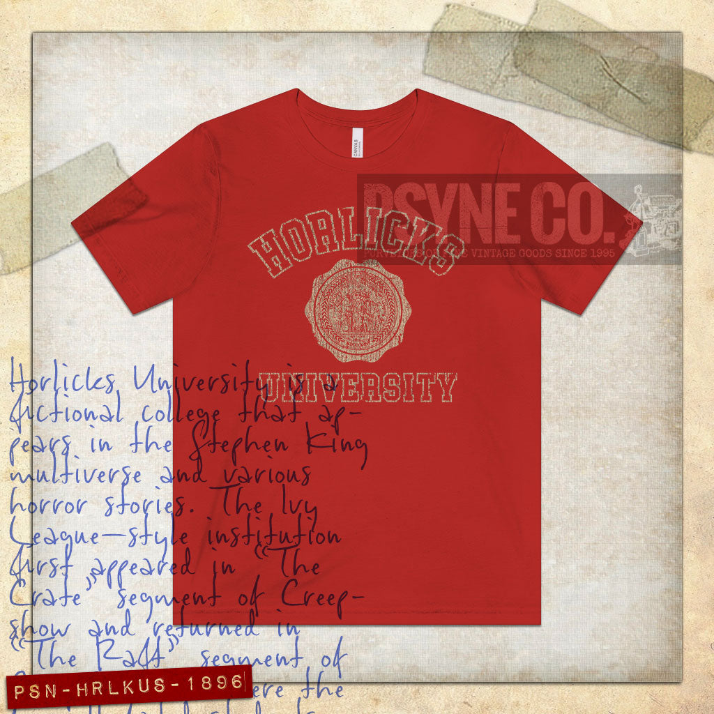 Horlicks University Seal 1896 Vintage Men's T-Shirt