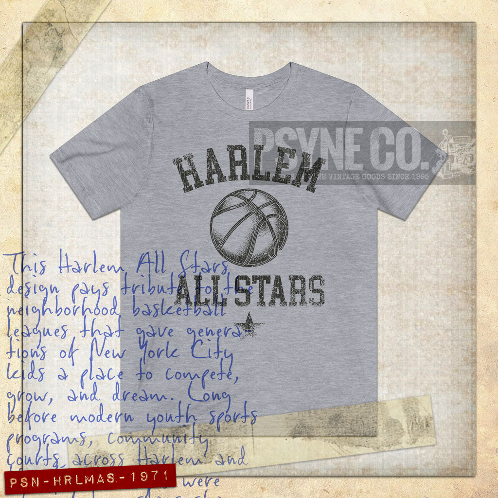 Harlem All Stars 1971 Vintage Men’s T-Shirt