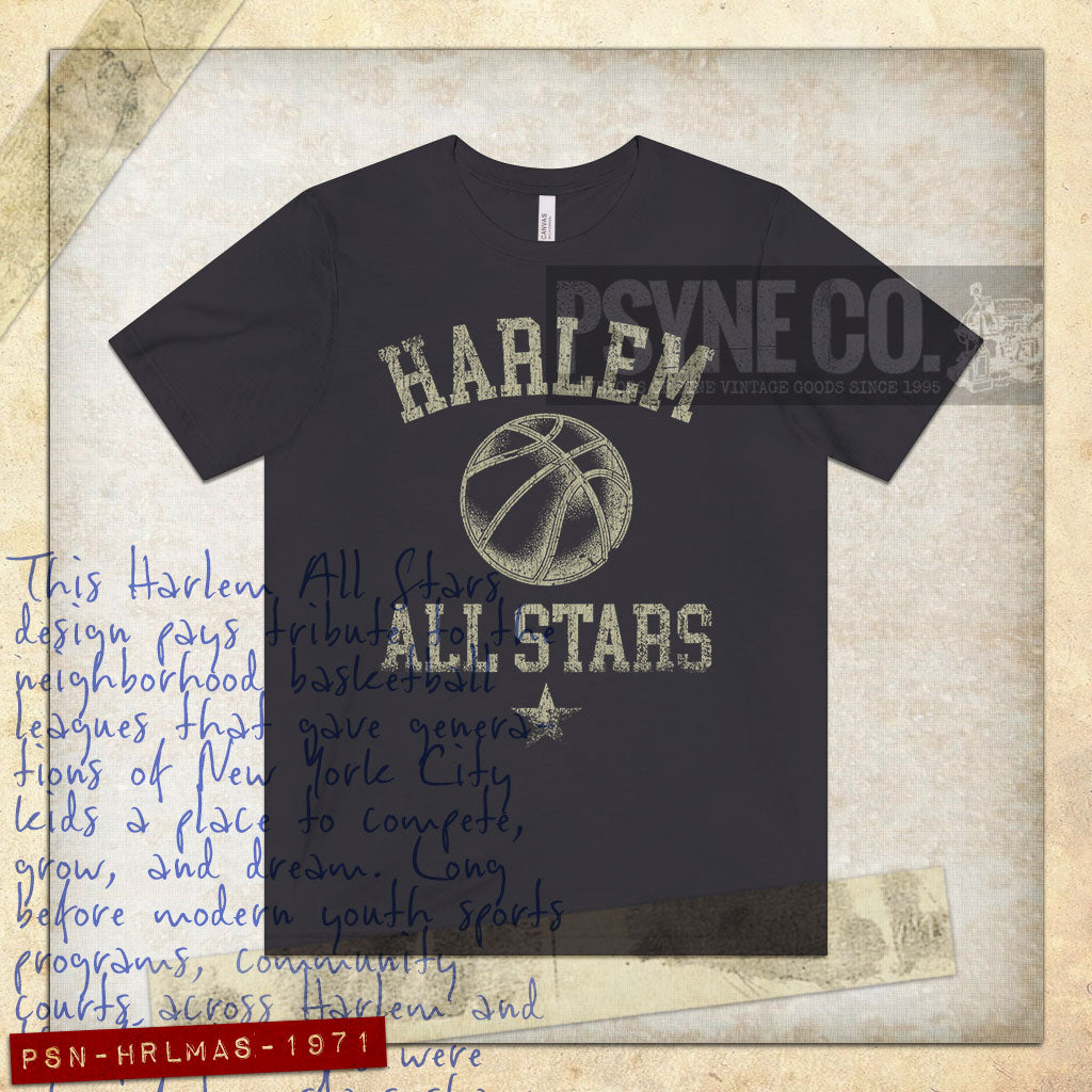 Harlem All Stars 1971 Vintage Men’s T-Shirt